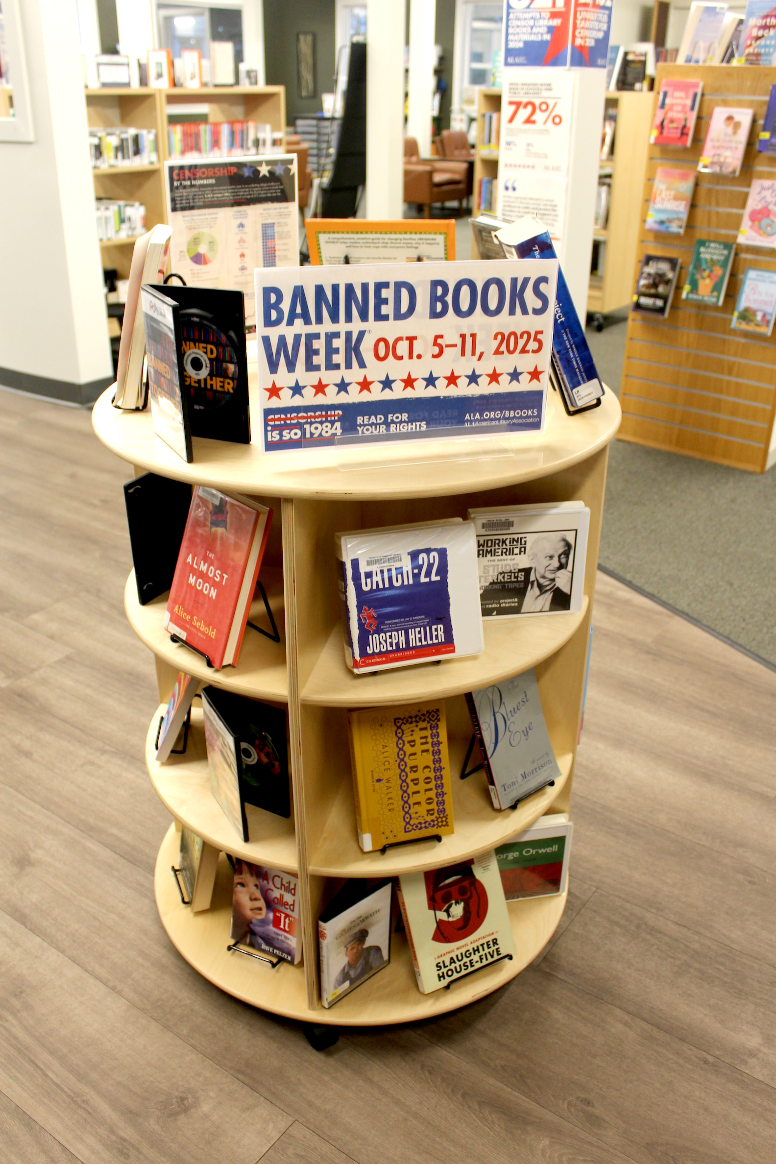 Library display celebrates free choice in reading Chinook Observer